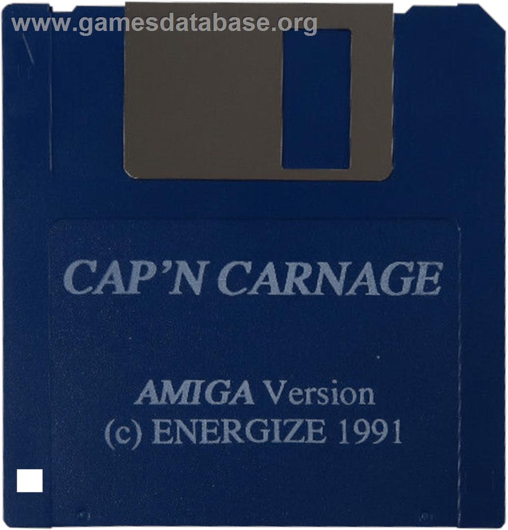 Cap'n Carnage - Commodore Amiga - Artwork - Cartridge